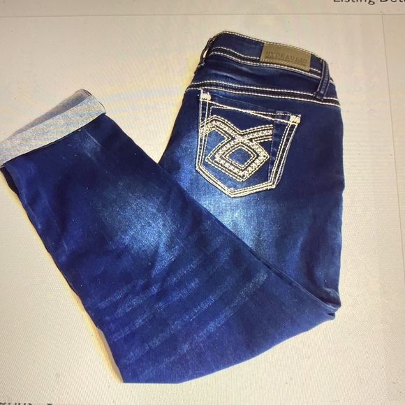 HP Hydraulic Ailey cropped skinny jeans size 5/6 - Picture 1 of 7